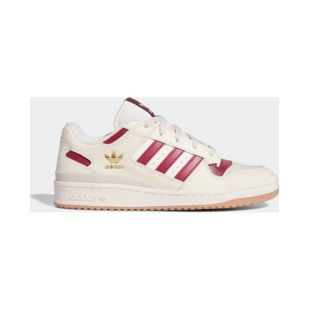 Adidas Forum Low Off White / Collegiate Burgundy / Cream White (HQ1487)