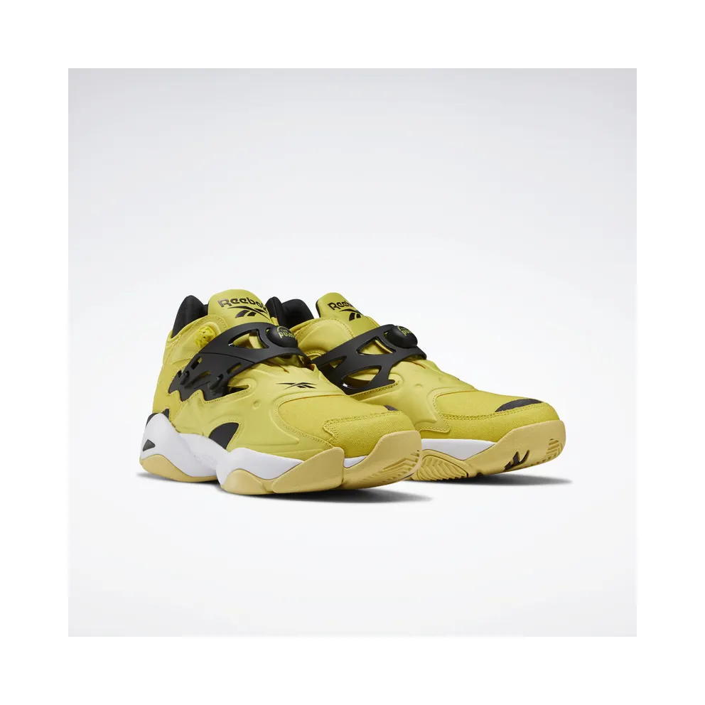 Reebok Pump Court Shoes Utility Yellow / Black / White