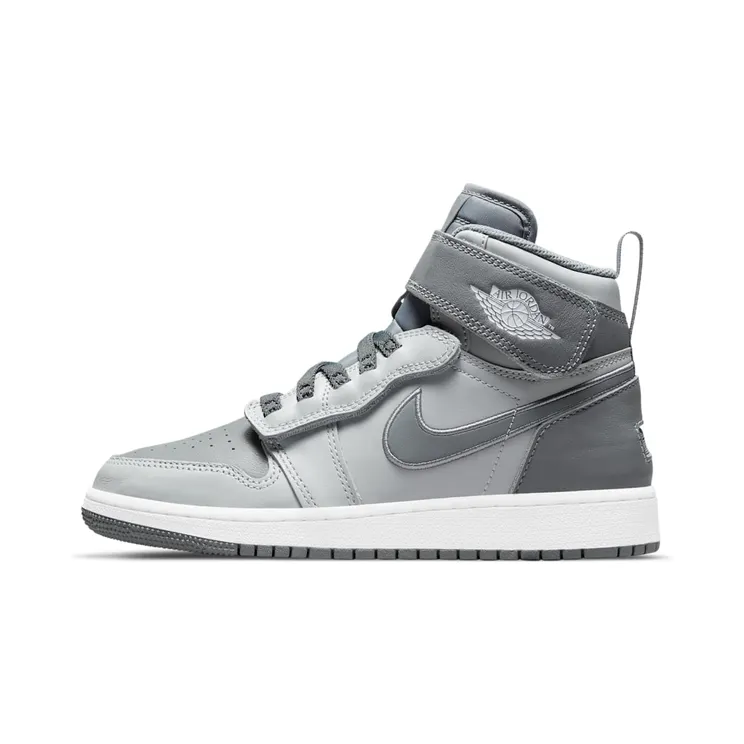 Jordan 1 High FlyEase Light Smoke Grey (GS) “Light Smoke Grey / Smoke Grey / White” (DC7986-003)