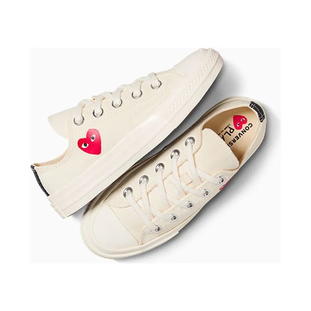 Converse PLAY Comme des Garçons Single Heart Chuck 70 Milk/Red/Black (A08807C)