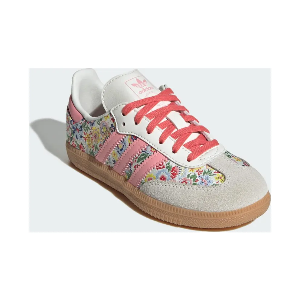 Adidas Samba OG x Liberty London Kids Multicolor / Beige / Pink / Gum (JI0281)