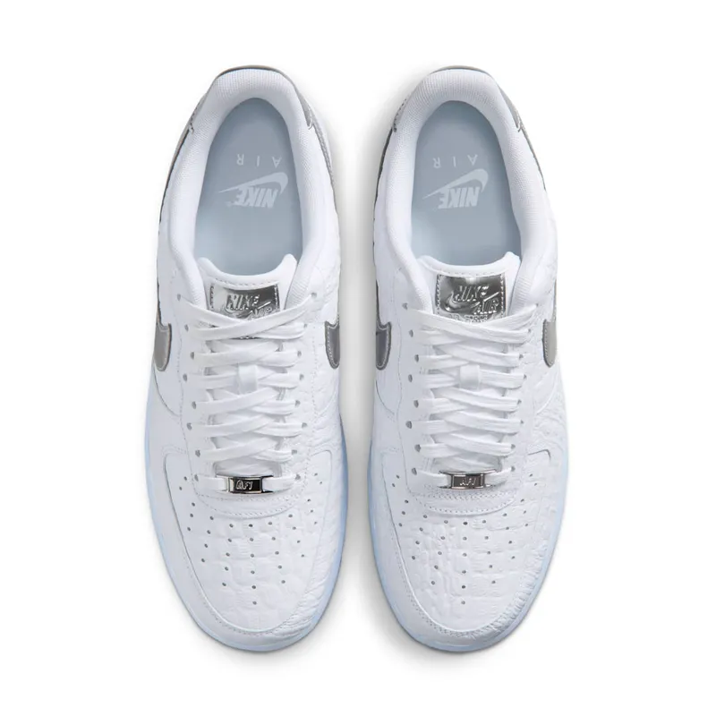 Nike Air Force 1 Low ’07 “Crocodile White Blue Tint” (IR1981-100)