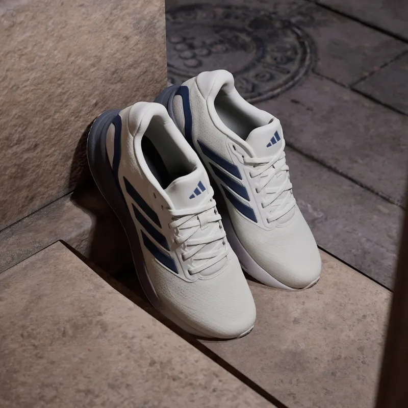 Adidas Runfalcon 5 Running Shoes Off White / Dark Blue / Dash Grey (JQ6977)