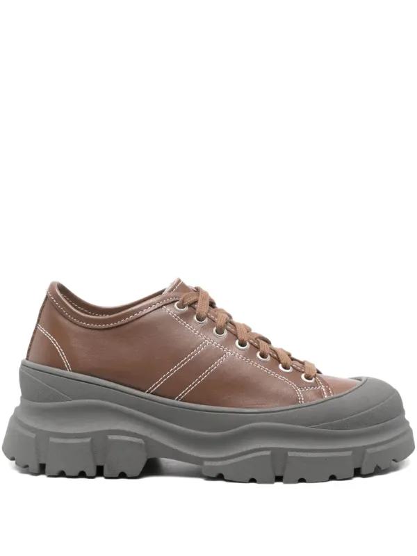 Sofie D’hoore mit Plateausohle – Brown (FEATLNAP)