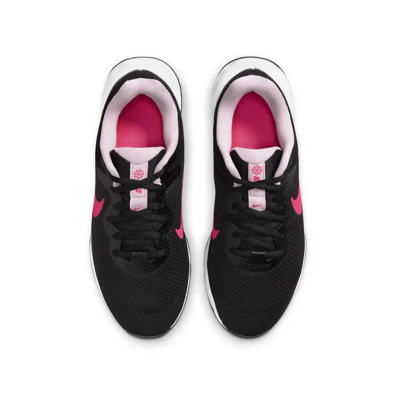 Nike Revolution 6 Older Kids’ Road Running Black 50% Sustainable Materials (DD1096-007)