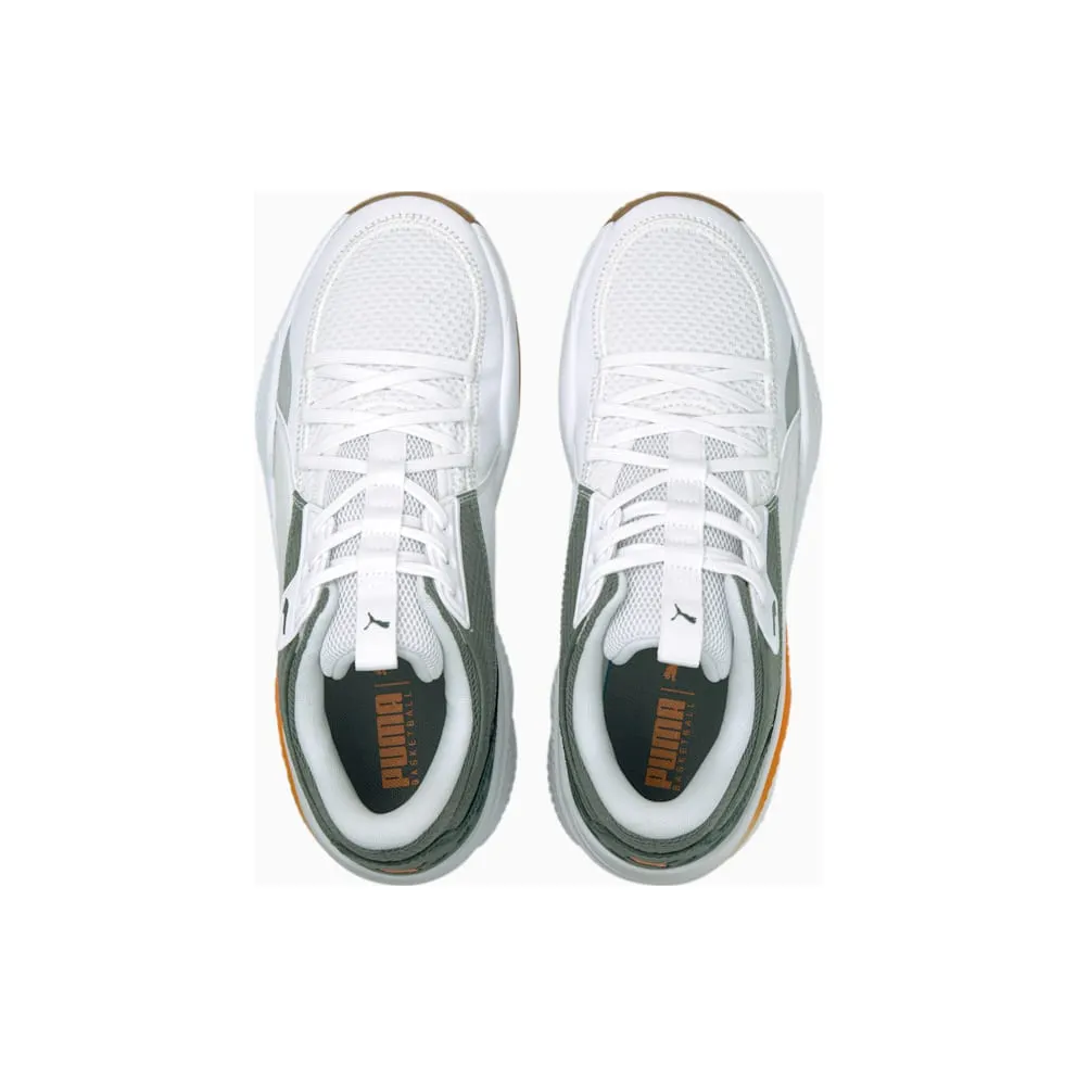 Women’s PUMA Court Rider Pop White/Vibrant Orange (376107-02)