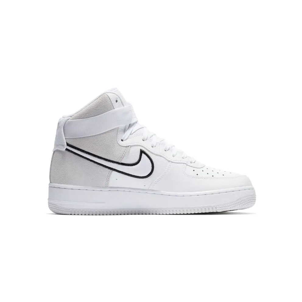Nike Air Force 1 High White Vast Grey Black White/Vast Grey-Black (AO2442-100)