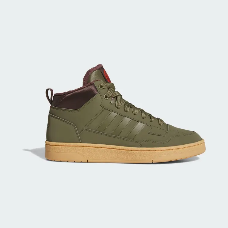 Adidas Rapid Court Mid Winterized Olive Strata / Shadow Brown / Gum (JR0184)