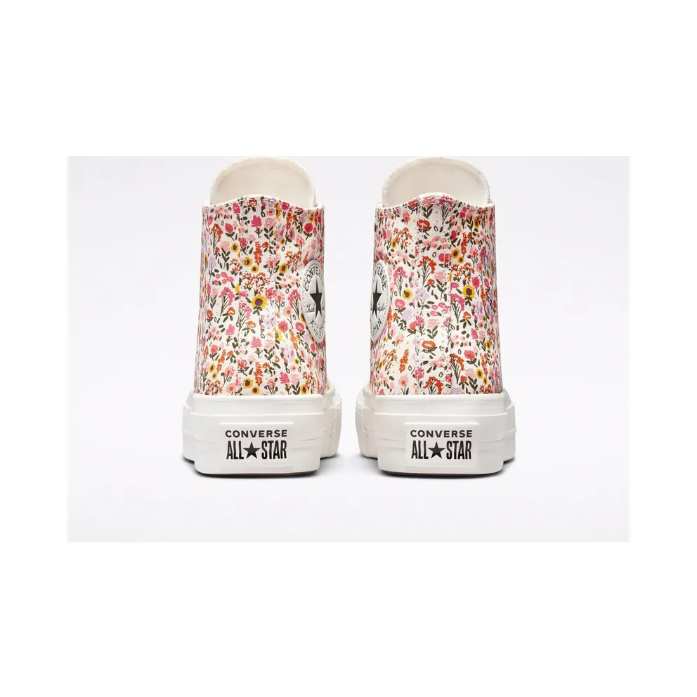 Converse Chuck Taylor All Star Lift Platform Florals Natural Ivory/terracotta Pink (A03341C)