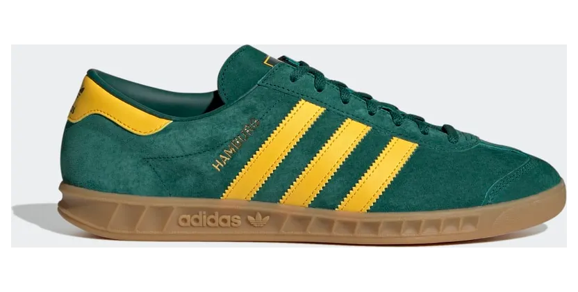 adidas Hamburg Schuh Collegiate Green / Bold Gold / Gum (GW5752)