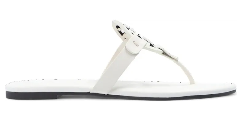 Tory Burch Miller Soft Sandals New Ivory Off White (90582-104)