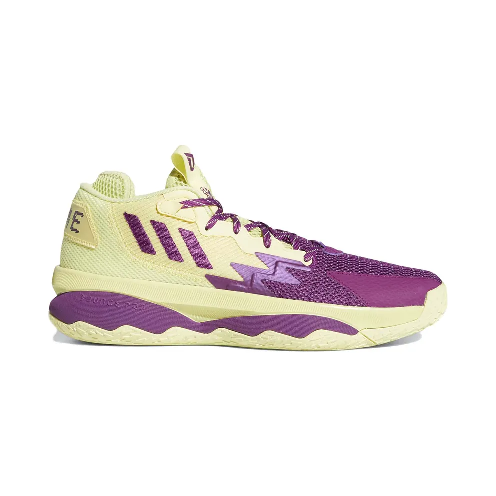 Adidas Dame 8 Yellow Tint / Glory Purple / Signal Green (GY0383)