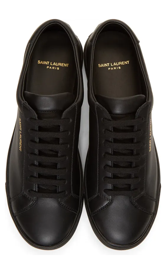 Saint Laurent Black Andy Sneakers (588224 0M500) (5)