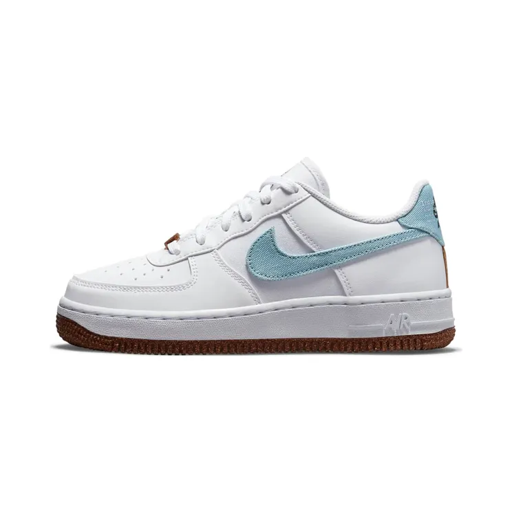 Nike Air Force 1 Low LV8 GS “White / Black / Obsidian” (DA3093-100)