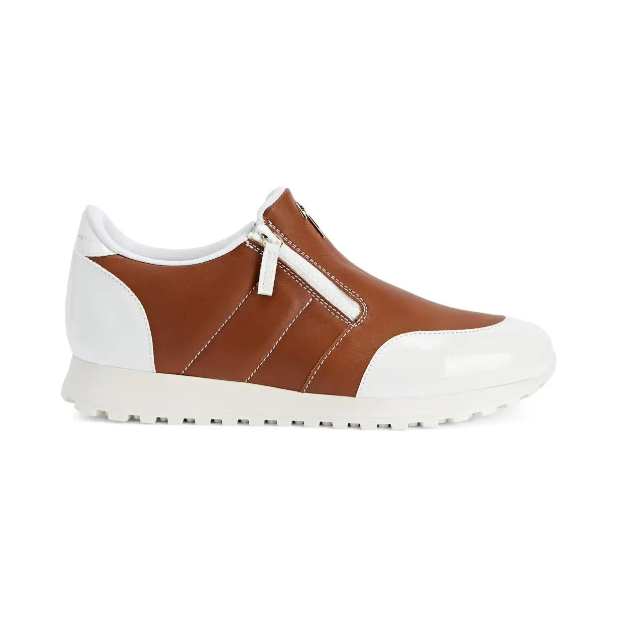 Giuseppe Zanotti Ilde Run mit doppeltem Reißverschluss “Brown” (IU10058K15)