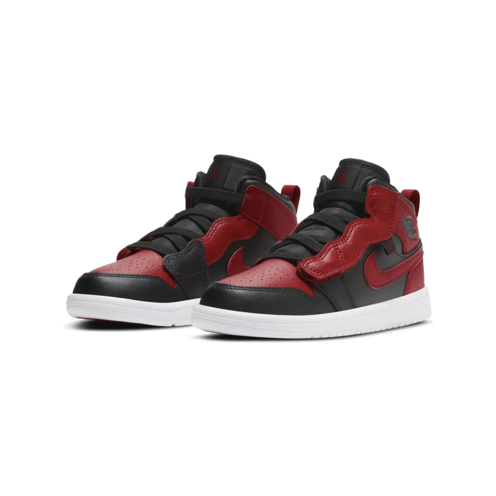 Jordan 1 Mid Alt Banned 2020 (PS) Black/University Red-Black-White (AR6351-074)