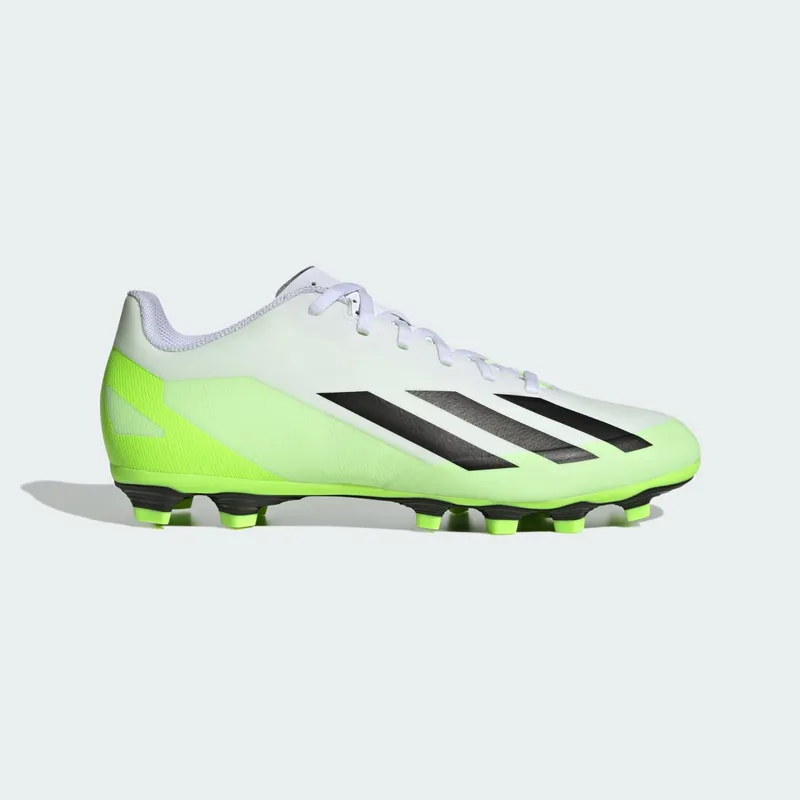 adidas X Crazyfast.4 FG Cloud White Core Black Lucid Lemon (HQ4535)