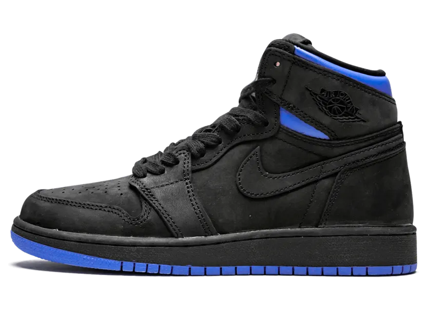 Air Jordan Nike AJ 1 Retro High OG Quai 54 Q54 Black/University Red/Italy Blue (GS) (AH1041-054)