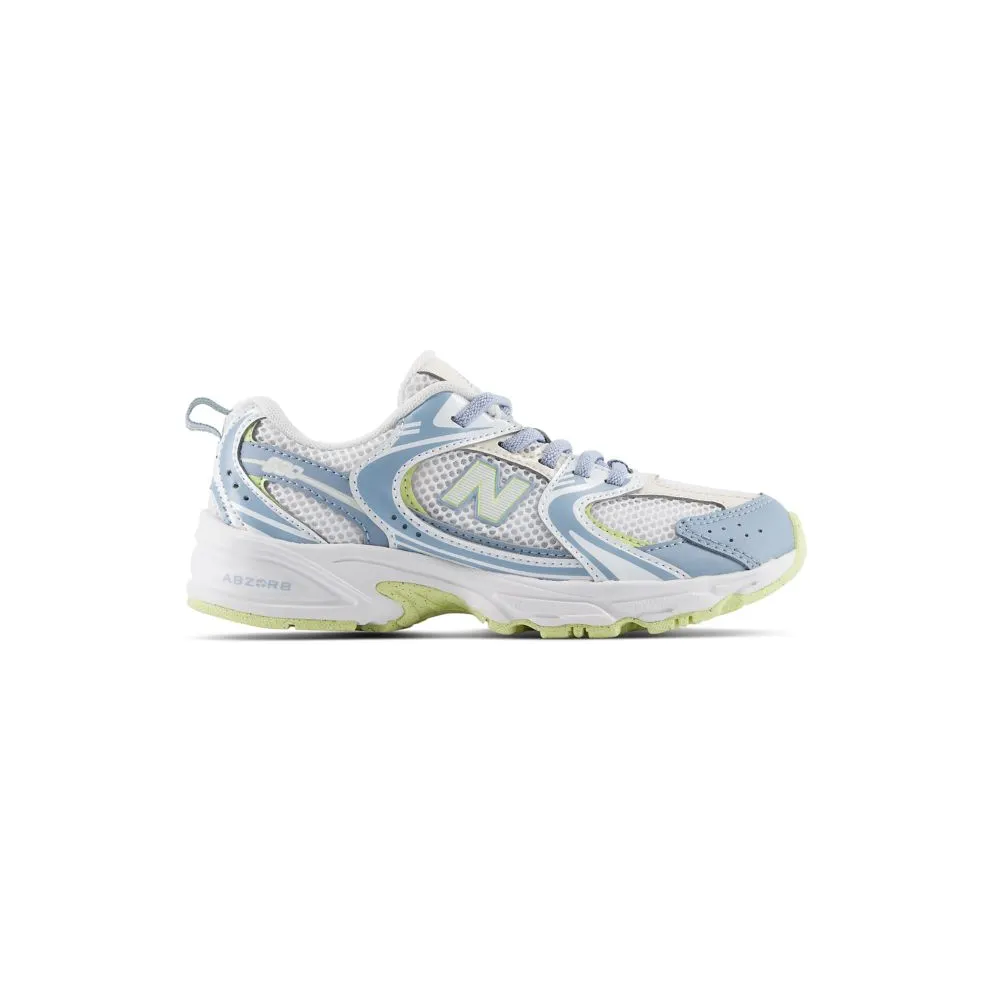 New Balance 530 Bungee Lace PS “Light Arctic Grey White” (P5303W7)