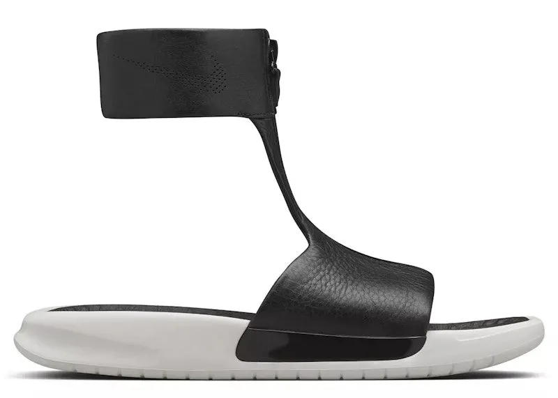 Nike Benassi Cuff Lux Slide Black White (819684-001)