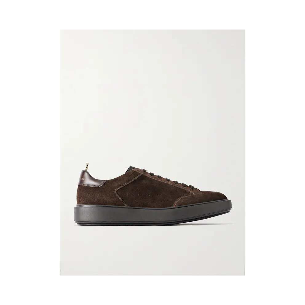 Officine Creative Sequel 001 Lace-Up Suede Dark brown (OCUSEQU001-CVCOM00000LC192)