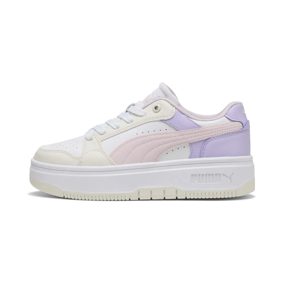 Puma Rebound Femme Low “Warm White / Powder Pink / Light Lavender” (402592_23)