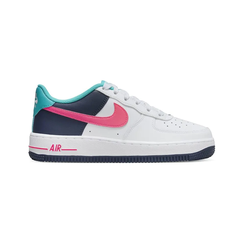 Nike Air Force 1 Low White Thunder Blue Dusty Cactus Racer Pink (HF4793-100)