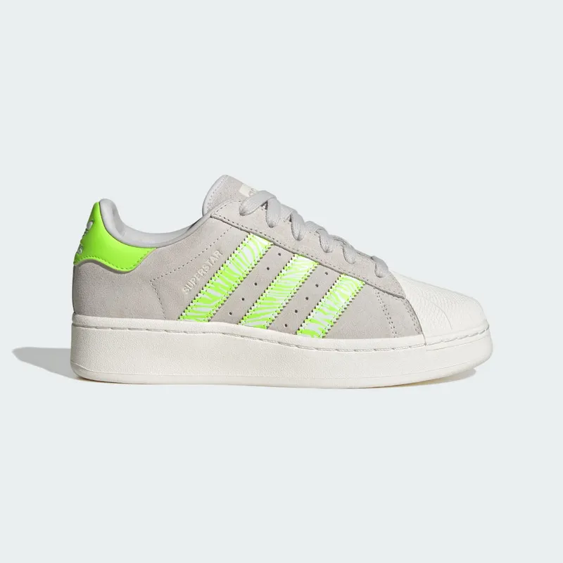 Adidas Superstar XLG Grey One / Lucid Lemon / Core White (ID5791)