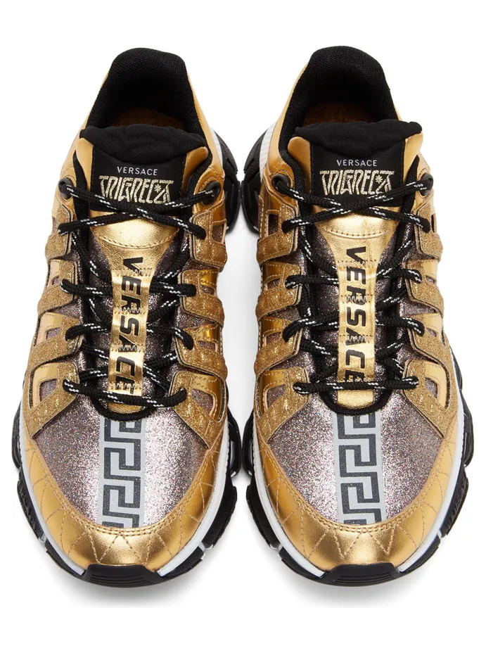Versace Gold Trigreca Sneakers (DSU8094 1A02748) (5)