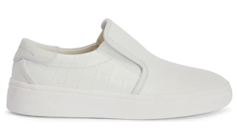 Giuseppe Zanotti Klassische Slip-On-Sneakers – Weiß (RS40019002)