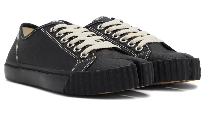 Maison Margiela Green Tabi Sneakers (S38WS0185 P4472) (4)