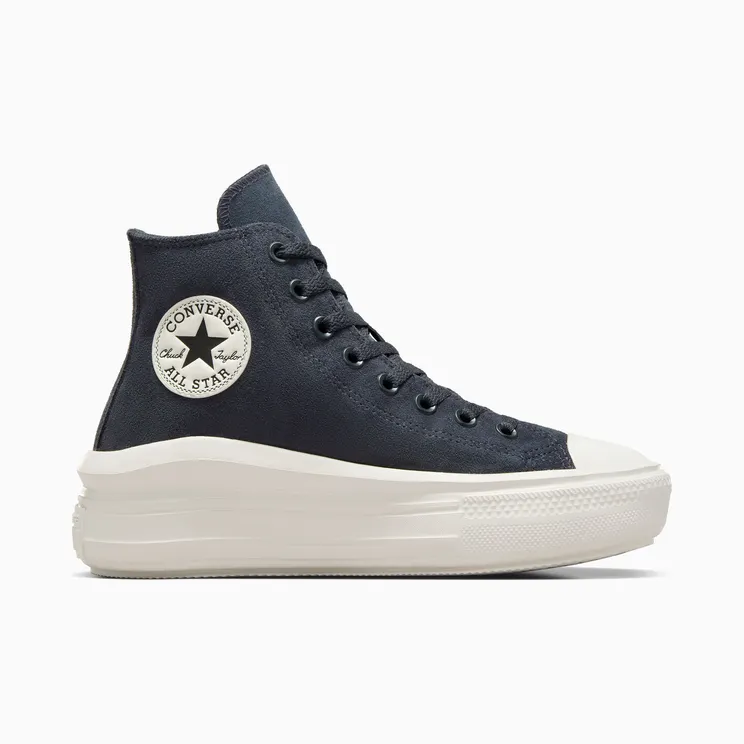 Converse Chuck Taylor All Star Move Platform Colorful Suede Shadow Woods/Egret/Black (A11146C)