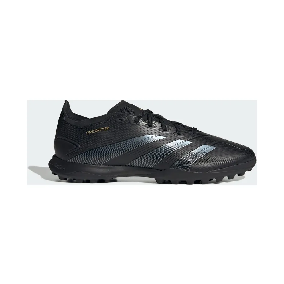 Adidas Predator League Turf Soccer “Core Black / Carbon / Gold Metallic” (IF6377)