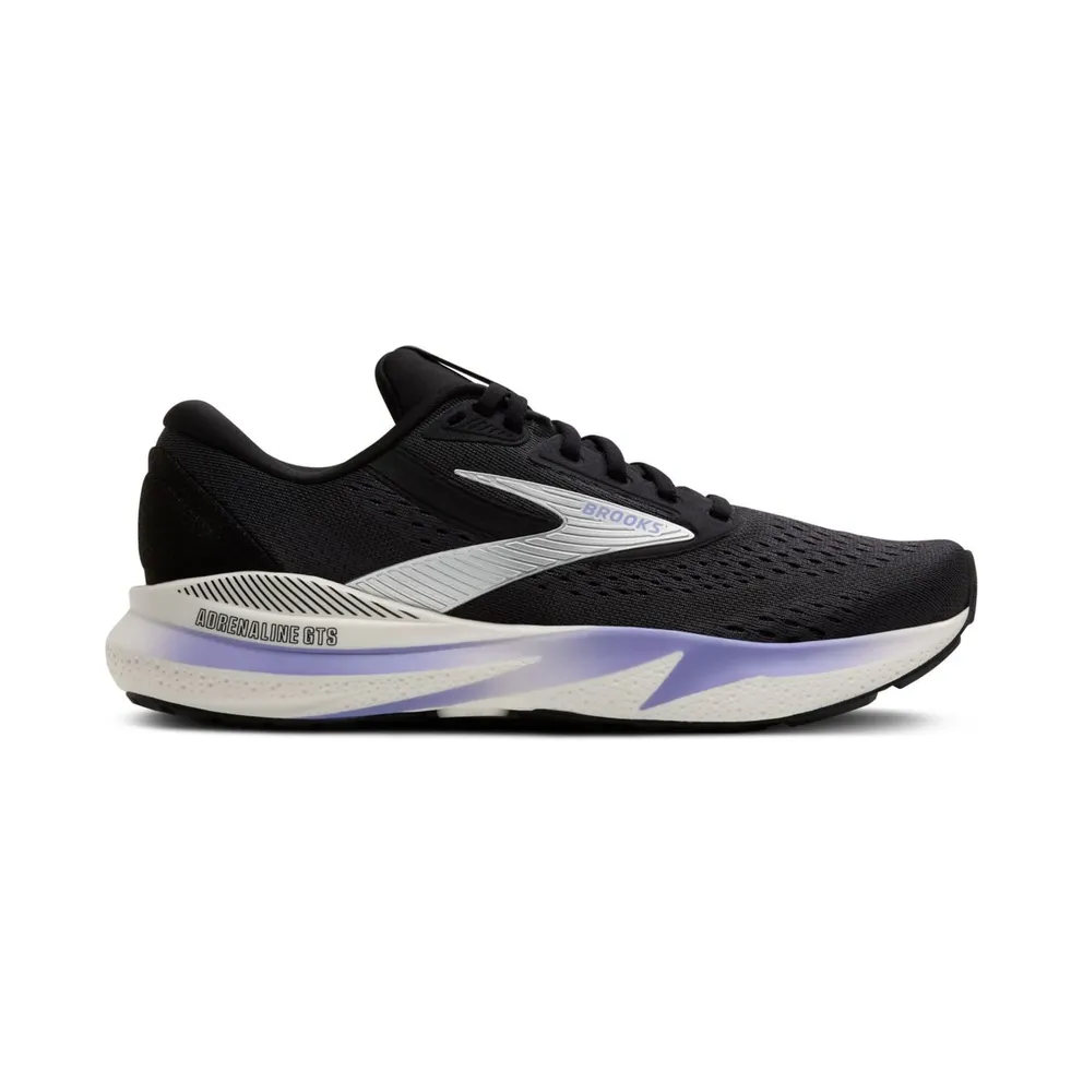 Brooks Adrenaline Ebony / Blue Heron / Silver (120426-1B-099)