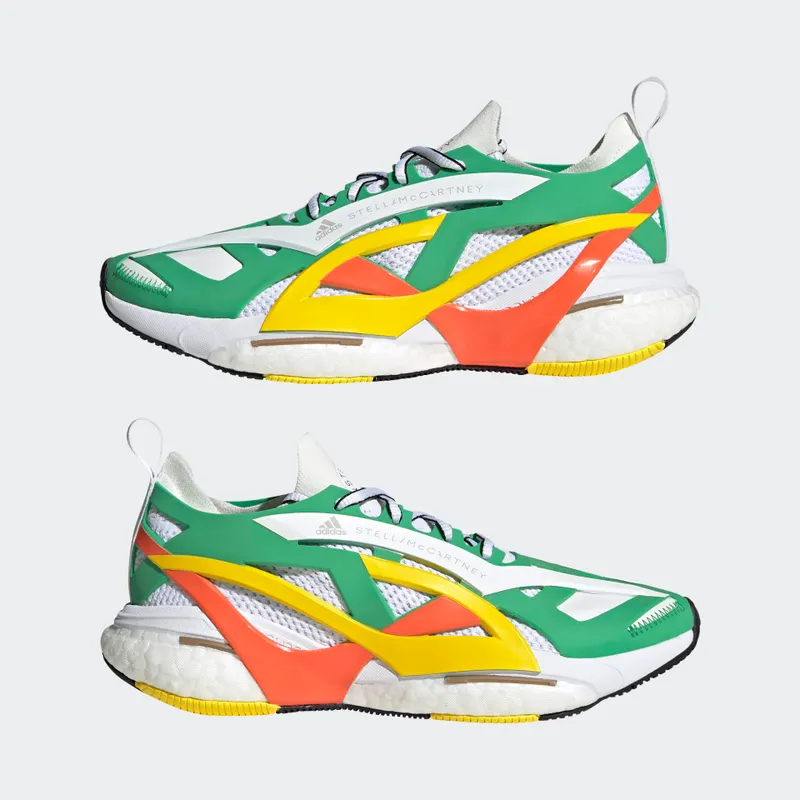 Adidas adidas by Stella McCartney Solarglide Running Green / Cloud White / Semi Impact Orange (GX9860)