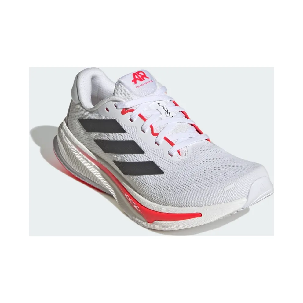 Adidas Supernova Rise 2 Running Shoes Cloud White / Night Metallic / Lucid Red (JQ4793)