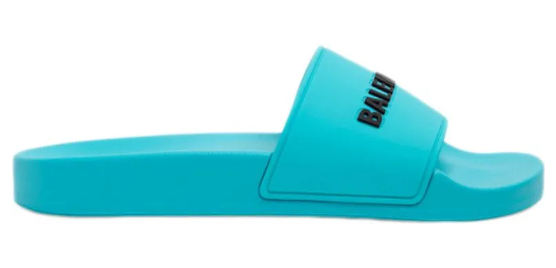 Balenciaga Pool Slides Blue (565547W1S804660)