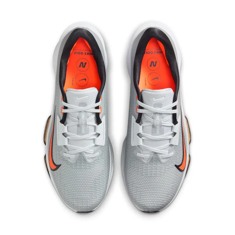 Nike Infinity Tour 2 “Pure Platinum Safety Orange” (HQ2158-001)