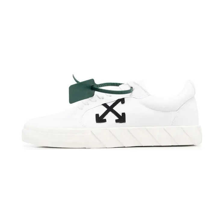 OFF-WHITE Vulc Low Canvas White Black (OMIA085C99FAB0020110)