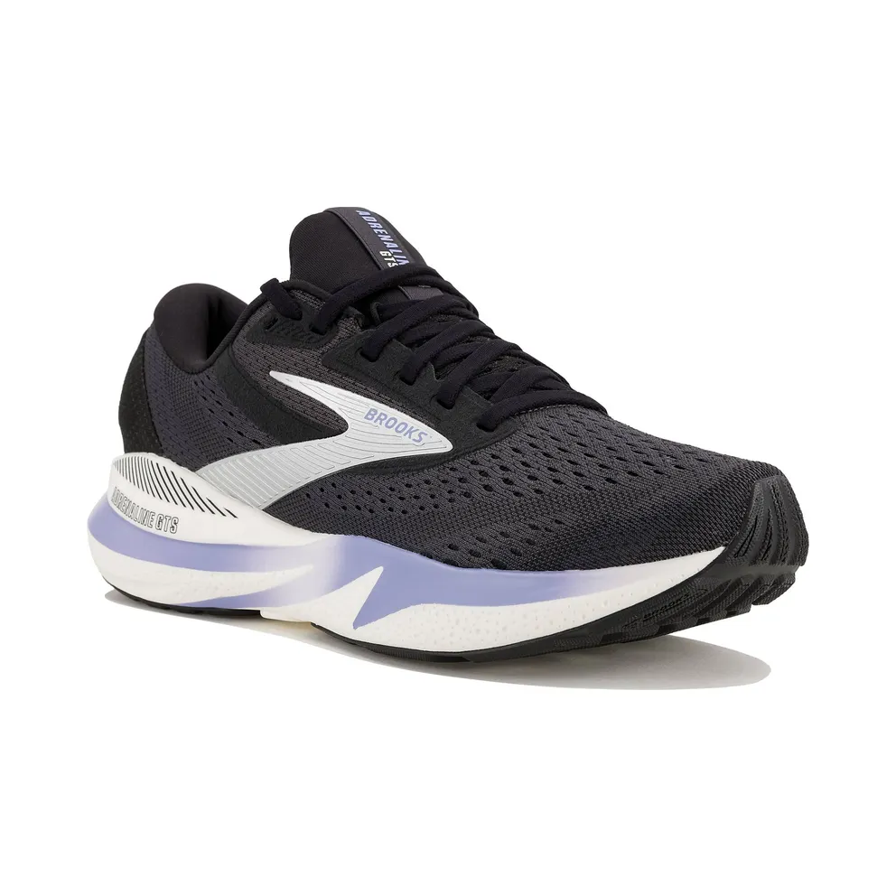 Brooks Adrenaline Ebony / Blue Heron / Silver (120426-1B-099)