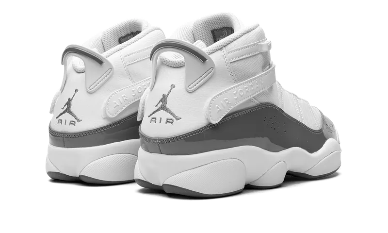 Jordan 6 rings “White / Cool Grey” (322992-121)