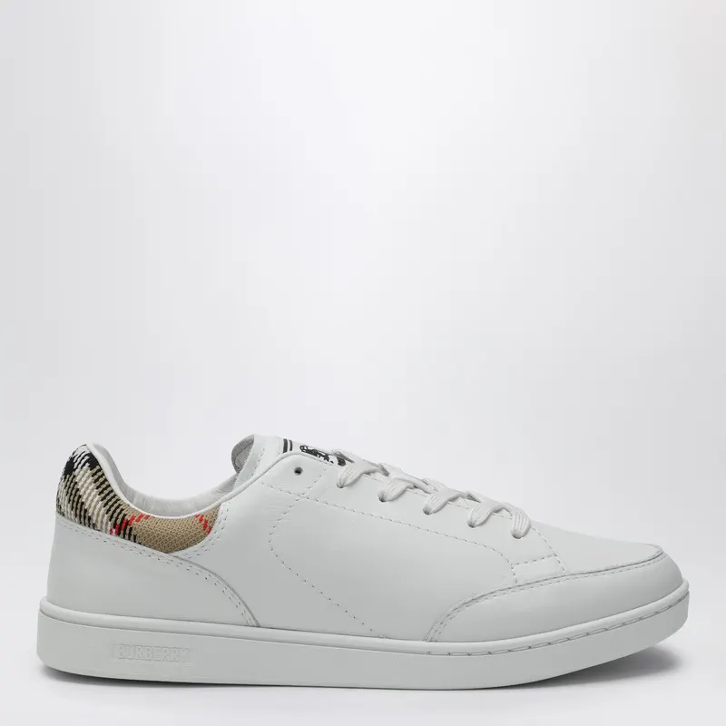 Burberry Set Sneakers in white leather and Check 8118865173274/S_BURBE-C4579_500-39
