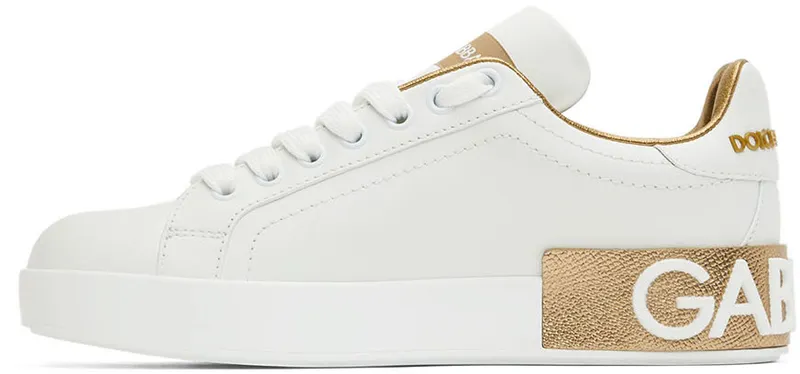 Dolce & Gabbana Pink Portofino Sneakers (CK1544 AX615)