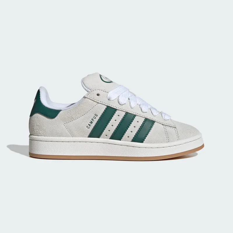 Adidas Campus 00s Crystal White / Core White / Collegiate Green (JQ7784)