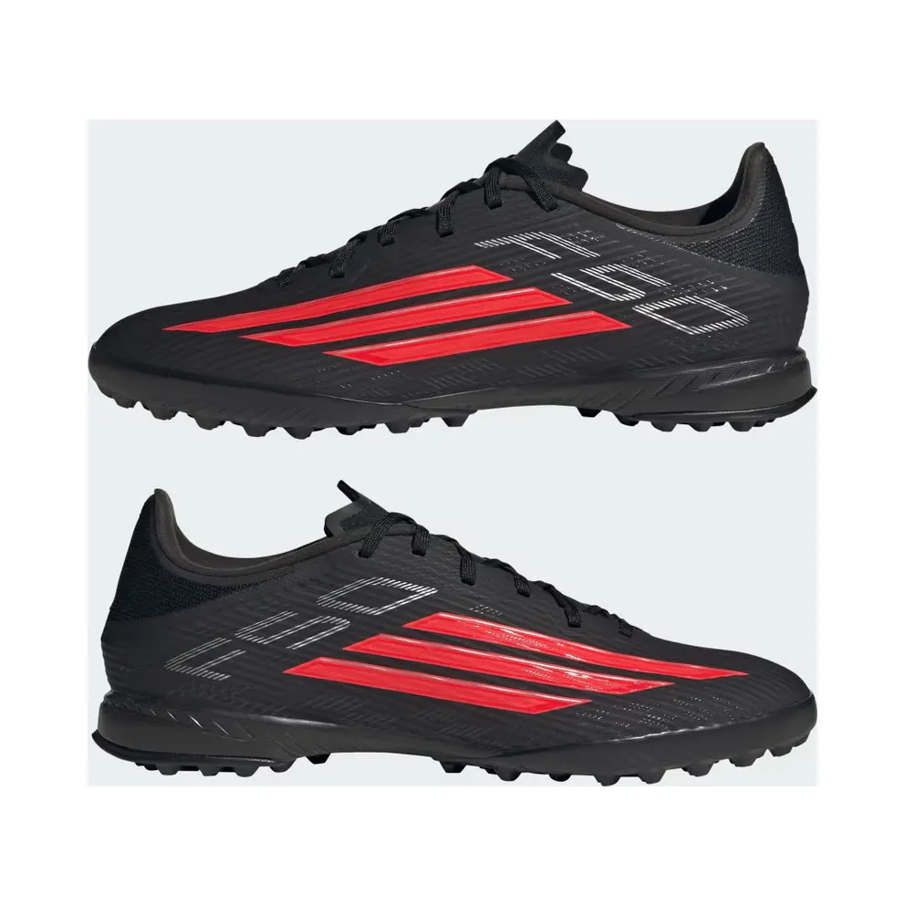 adidas F50 League Turf Football “Core Black / Lucid Red / Core Black” (JR8977)