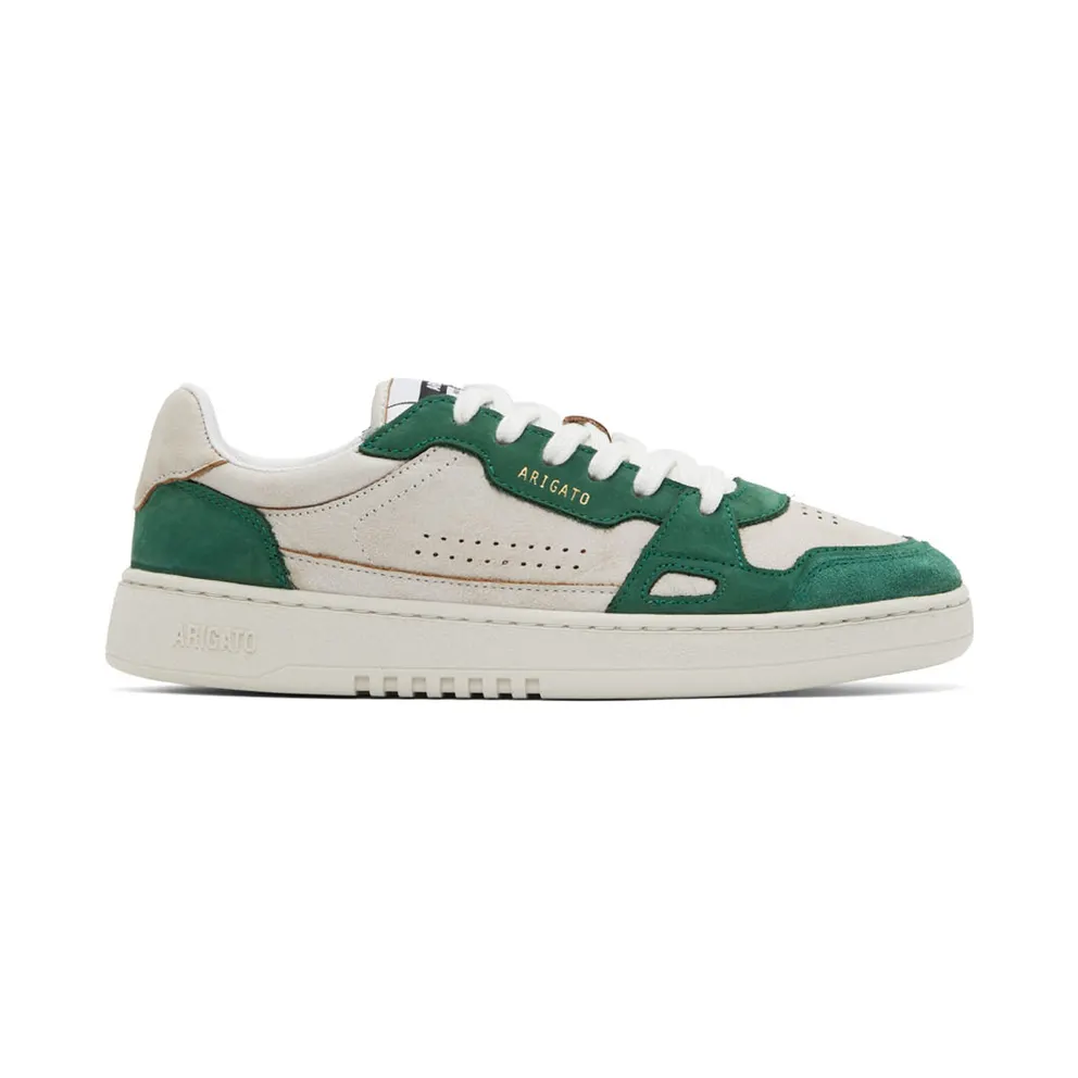 Axel Arigato Off-White & Green Dice Lo Sneakers (41005)