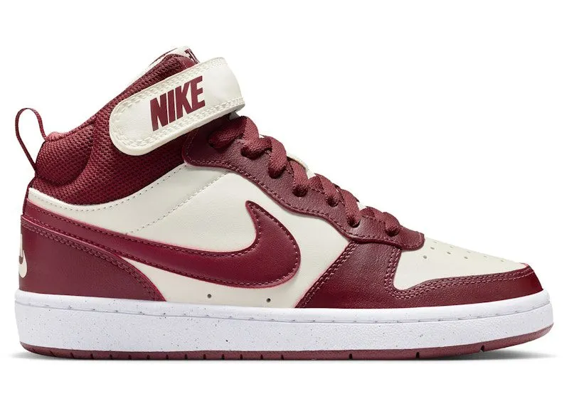 Nike Court Borough Mid 2 Soft Pearl Dark Team Red (CD7782-013)