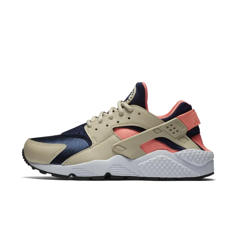 Nike Air Huarache Run Oatmeal (W) Oatmeal/Binary Blue-Lava Glow (634835-111)