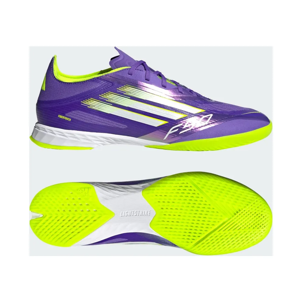 adidas F50 Pro Indoor Boots “Purple Rush / Cloud White / Lucid Lemon” (JH7682)