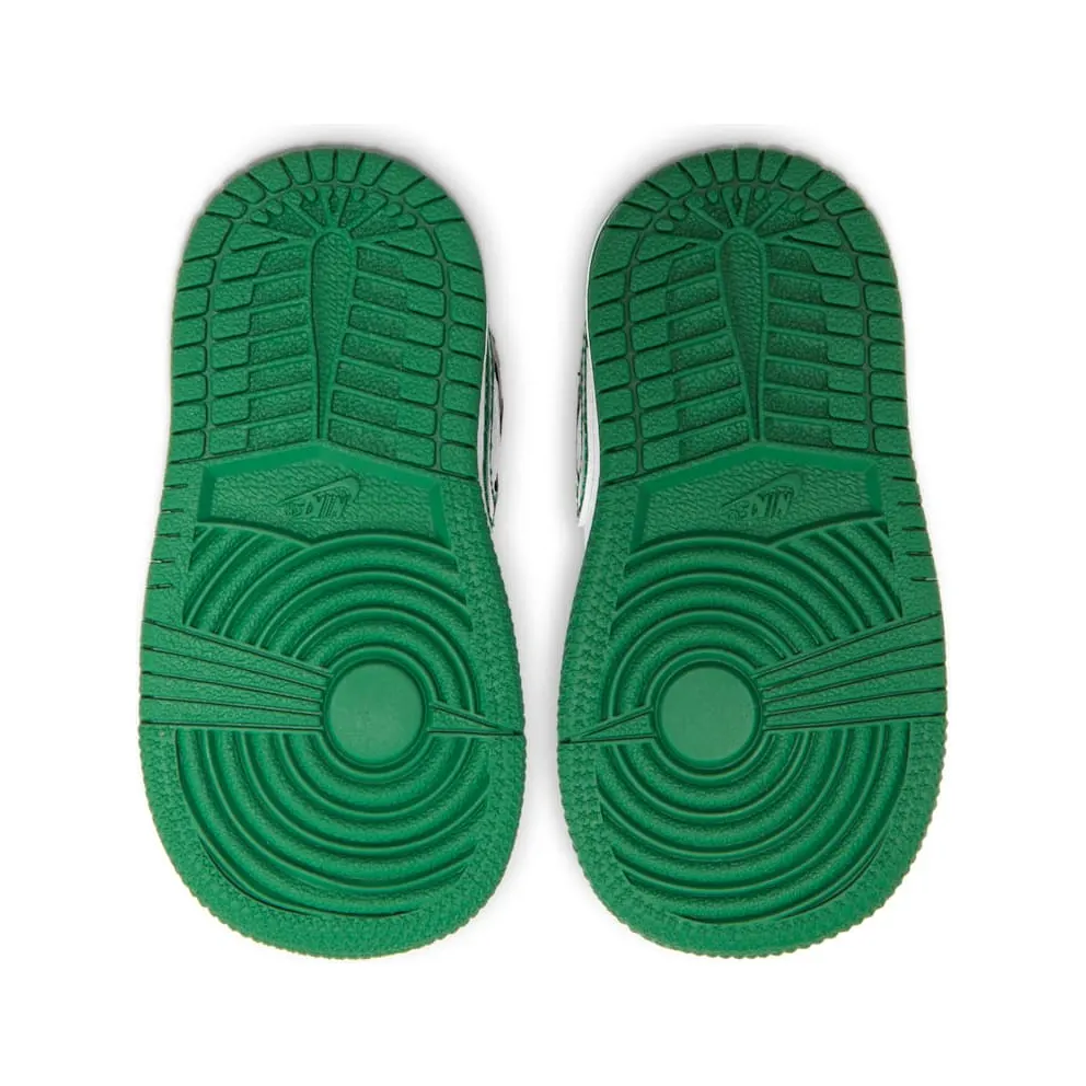 Jordan 1 Mid Pine Green (TD) Black/White/Gym Red (640735-067)